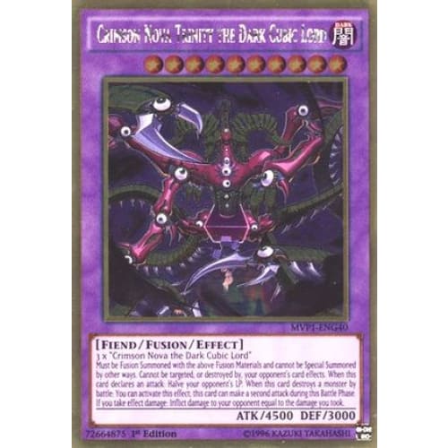 Crimson Nova Trinity the Dark Cubic Lord - MVP1-ENG40 Gold