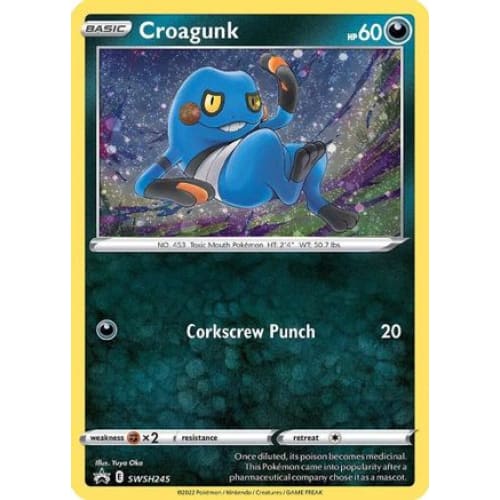 Croagunk (SWSH245/184) Promo Holofoil - Single