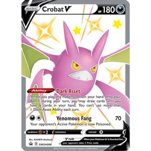 Crobat V (SWSH098/184) Promo Holofoil - Single