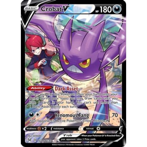 Crobat V (TG20/030) Holo Rare Holofoil - Single