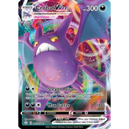 Crobat VMAX (045/072) Holo Rare Holofoil - Single