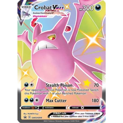 Crobat VMAX (SWSH099/184) Promo Holofoil - Single