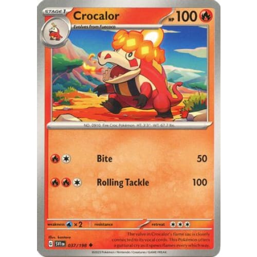 Crocalor (37) Reverse Holofoil Uncommon - Single