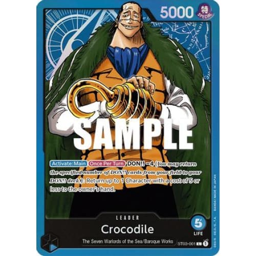 Crocodile (001) ST03-001 L Starter Deck 3: The Seven