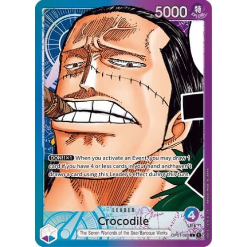 Crocodile (062) (Parallel) OP01-062 L Romance Dawn - Single