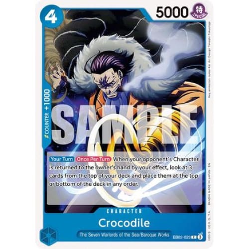 Crocodile EB02-023 C Extra Booster: Anime 25th Collection