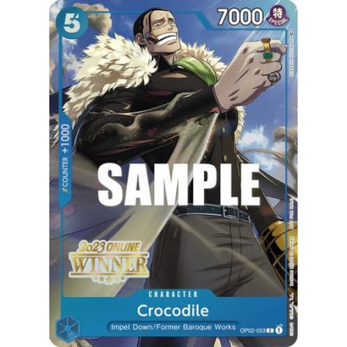 Crocodile (Online Regional 2023) [Winner] OP02-053 PR