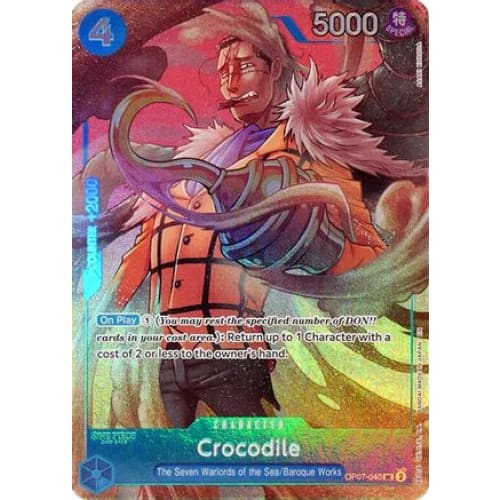 Crocodile (Seven Warlords of the Sea Binder Set) OP07-040