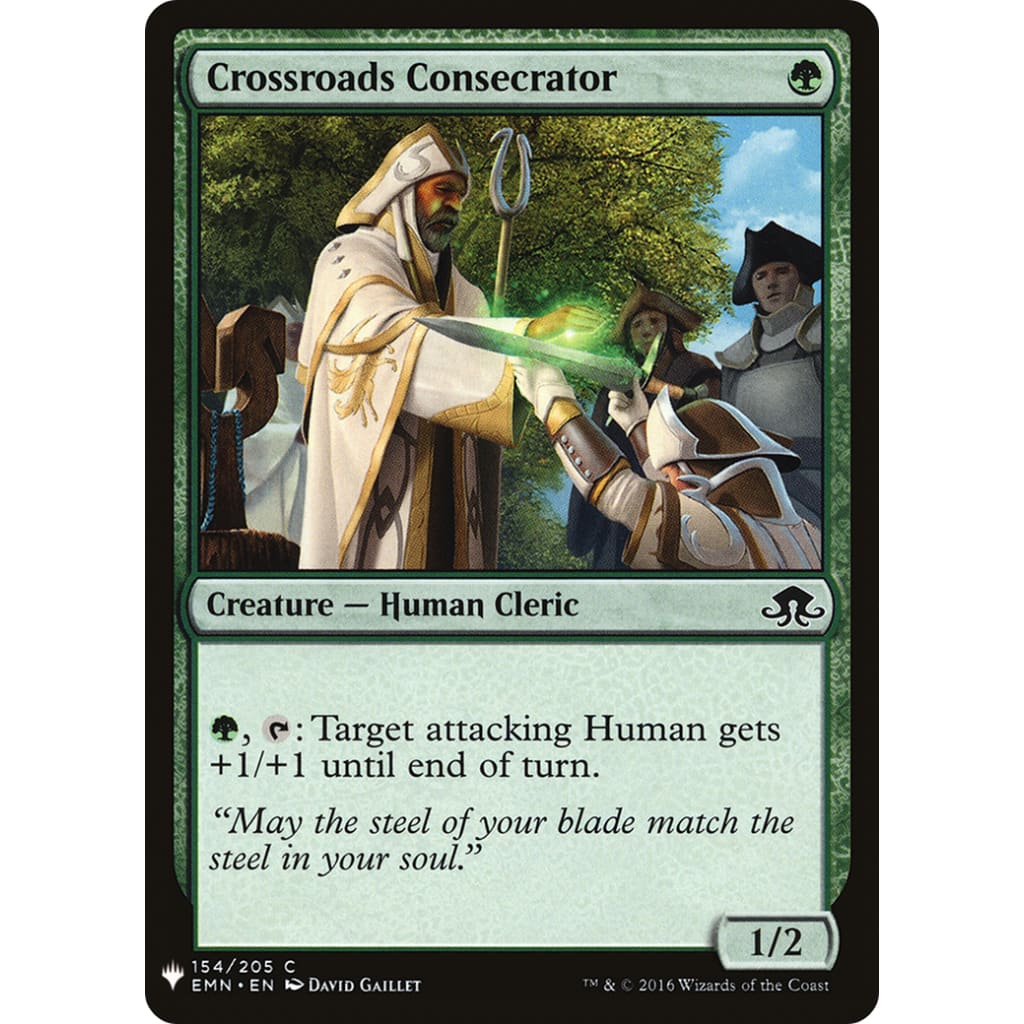 Crossroads Consecrator (PLST-EMN-154) - Single