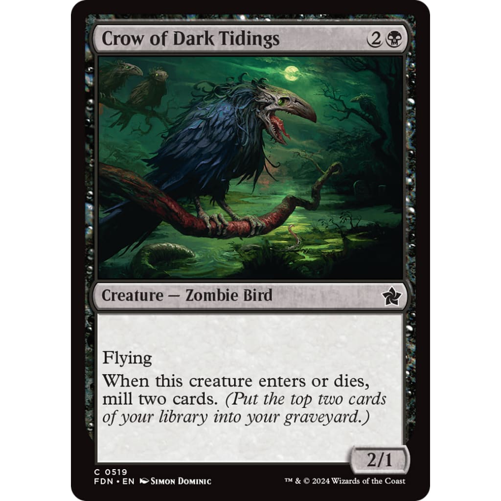 Crow of Dark Tidings (FDN-519) - Single