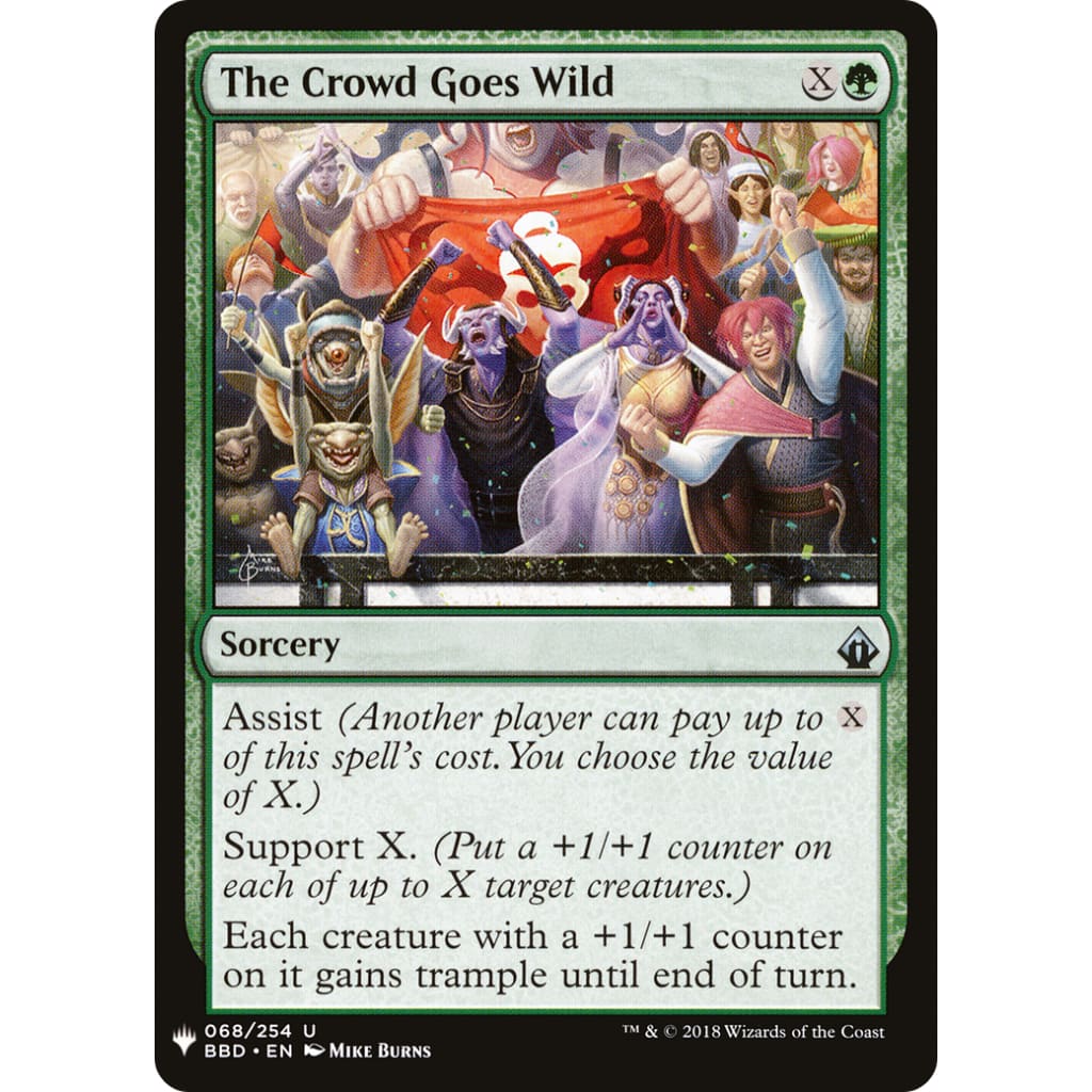 The Crowd Goes Wild (PLST-BBD-68) - Single