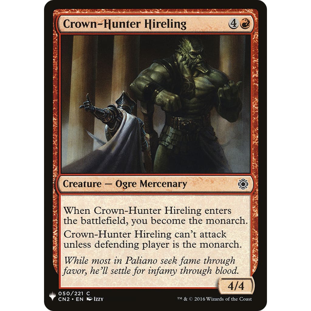 Crown-Hunter Hireling (PLST-CN2-50) - Single