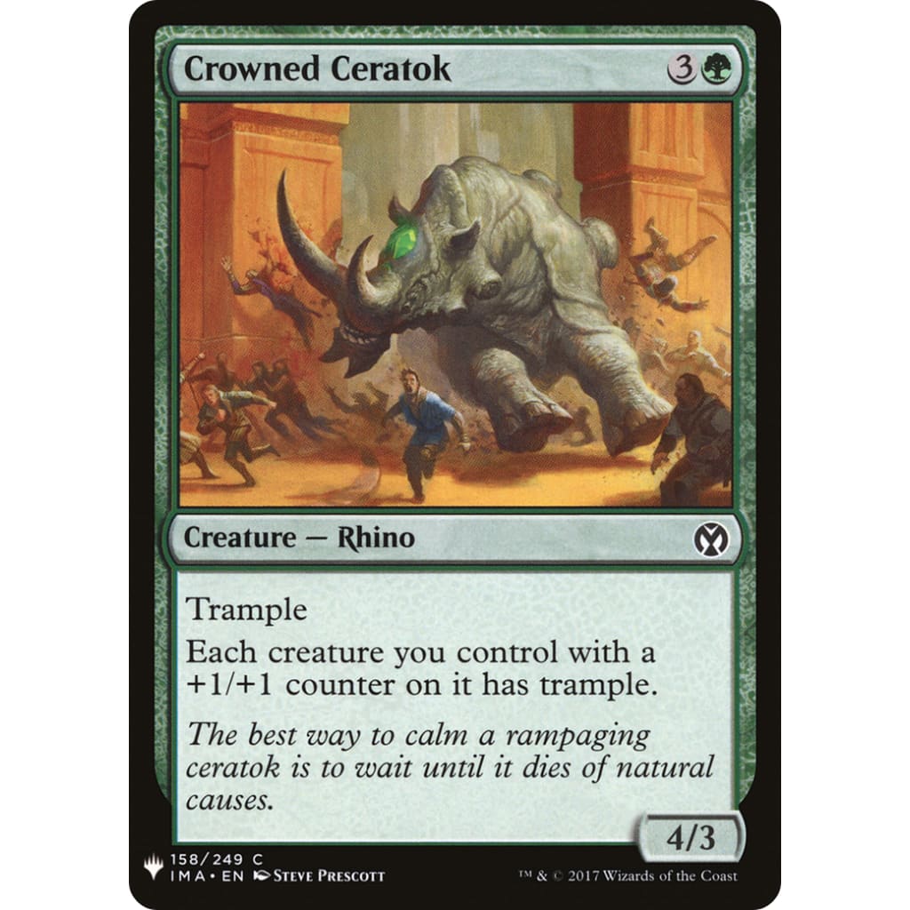 Crowned Ceratok (PLST-IMA-158) - Single