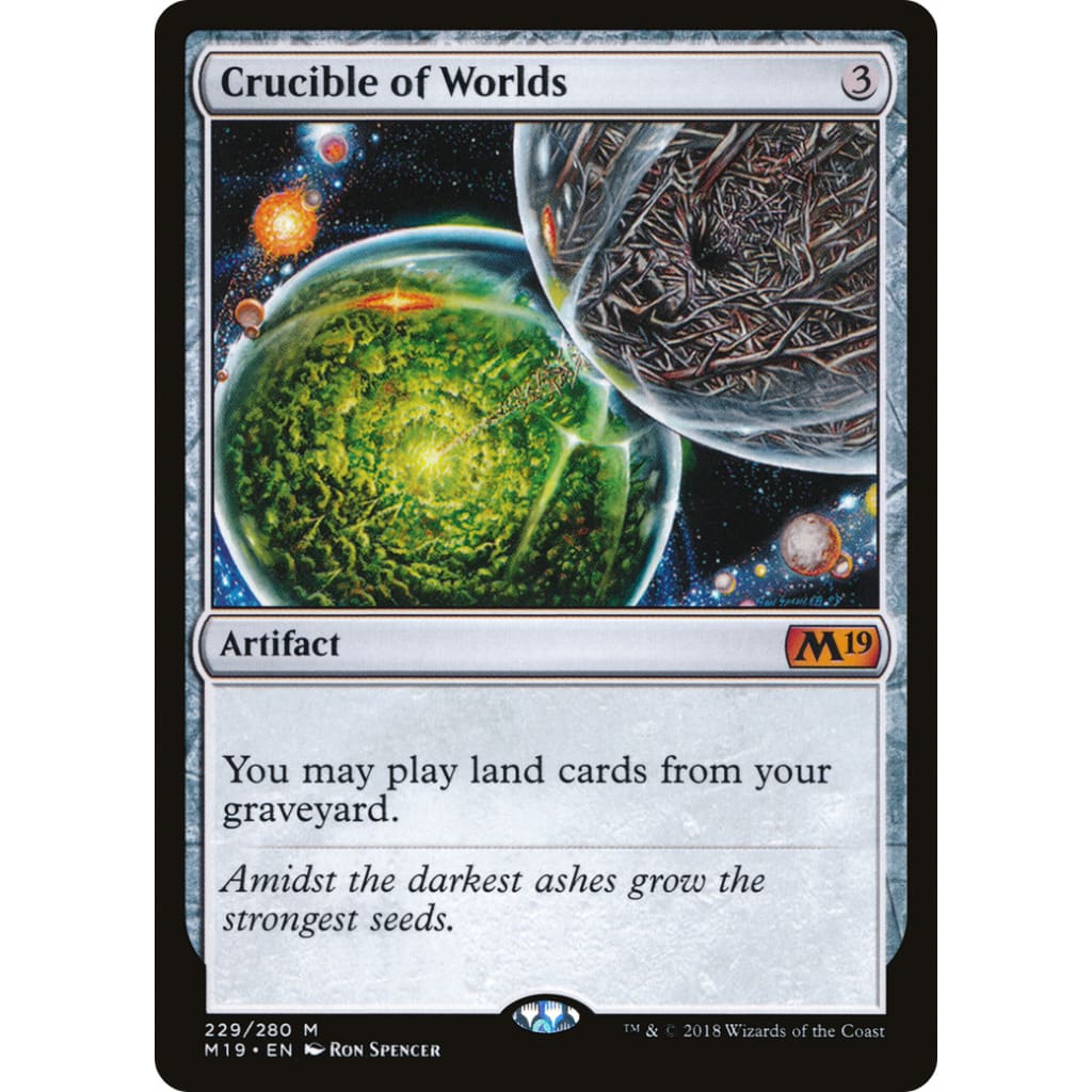Crucible of Worlds (M19-229) Foil - Single