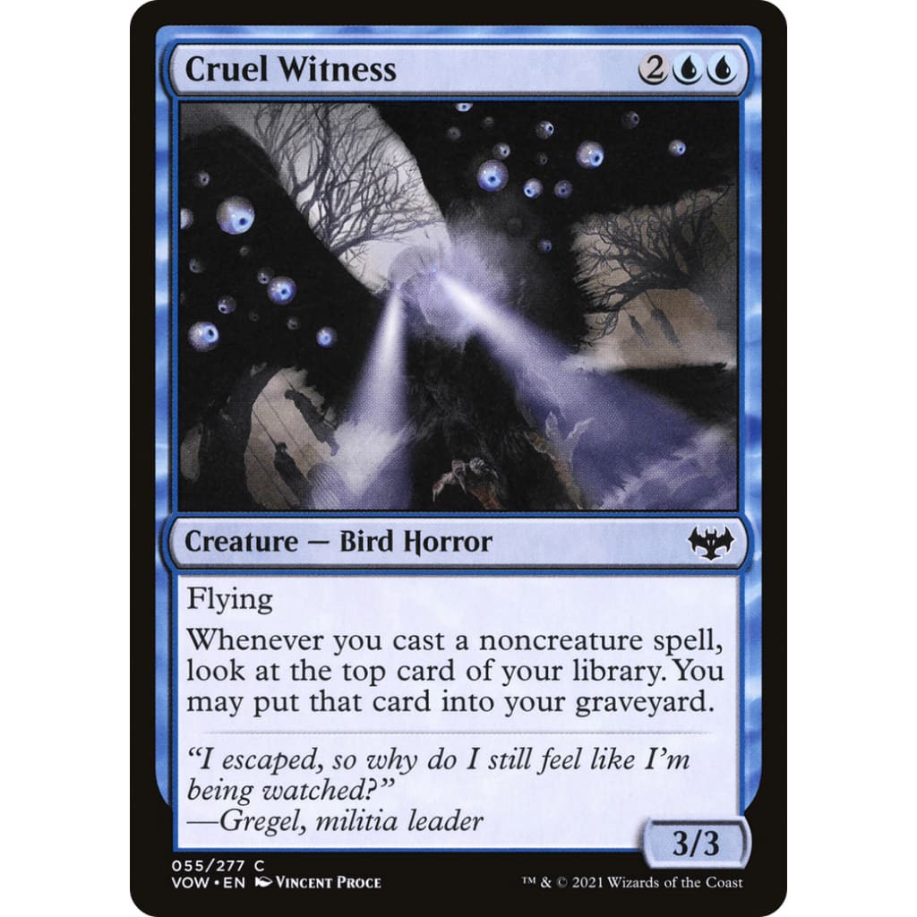 Cruel Witness (VOW-055) - Single