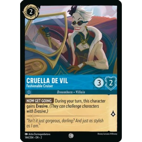 Cruella De Vil - Fashionable Cruiser (144/204) - Rise
