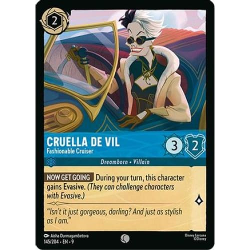 Cruella De Vil - Fashionable Cruiser (145/204) - Fabled