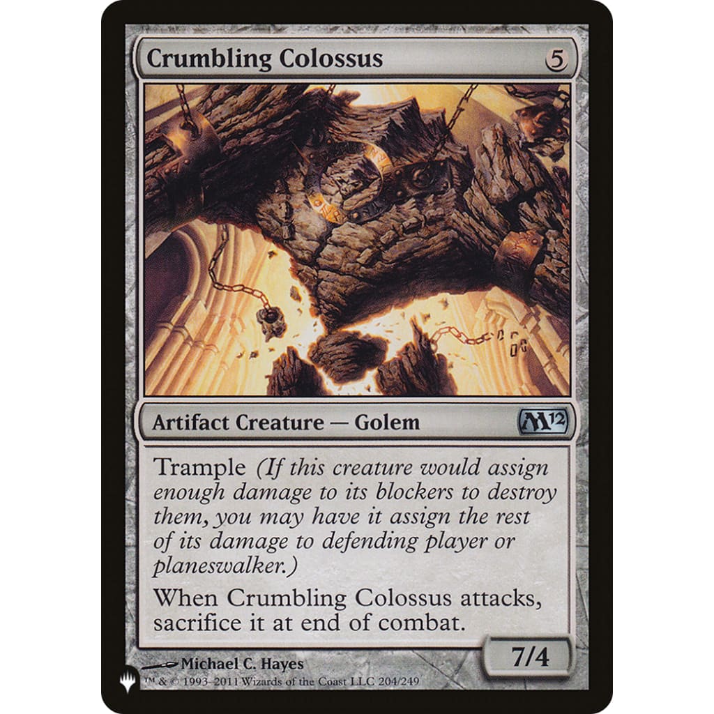 Crumbling Colossus (PLST-M12-204) - Single