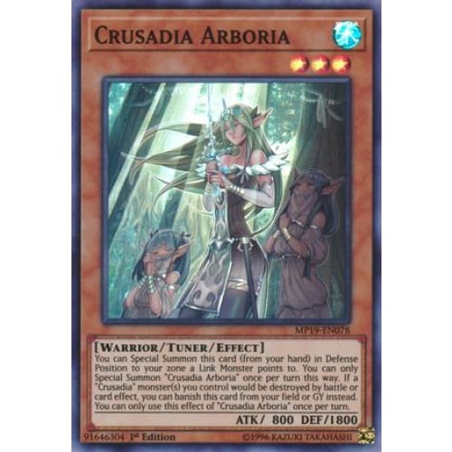 Crusadia Arboria (MP19-EN078) Super Rare Unlimited - Single