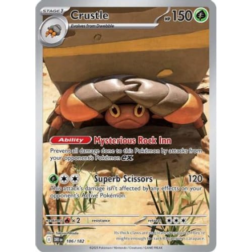 Crustle - 186/182 (186) Illustration Rare Holofoil - Single