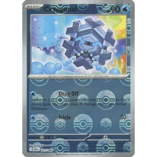 Cryogonal (Poke Ball Pattern) (27) Uncommon Holofoil