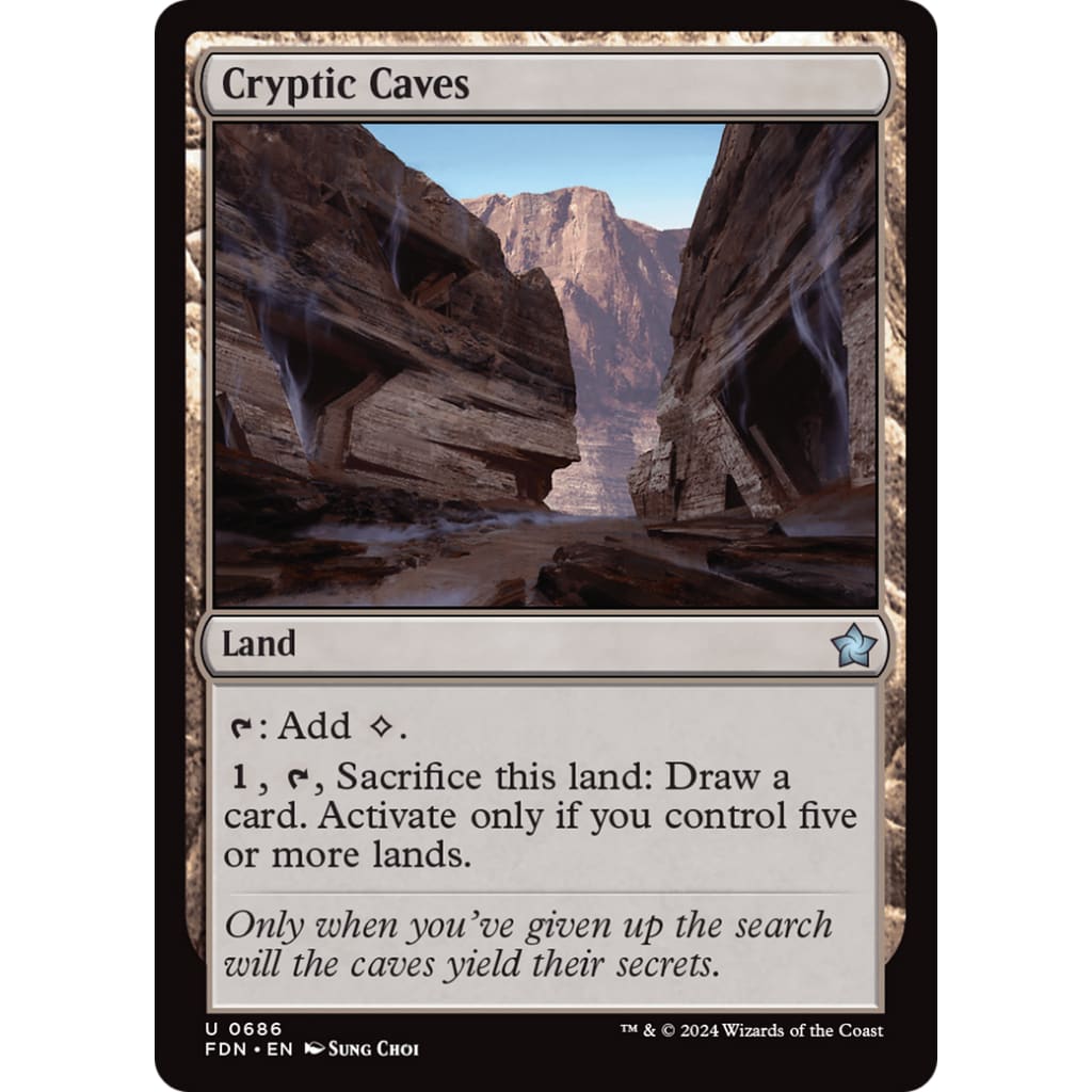 Cryptic Caves (FDN-686) - Single