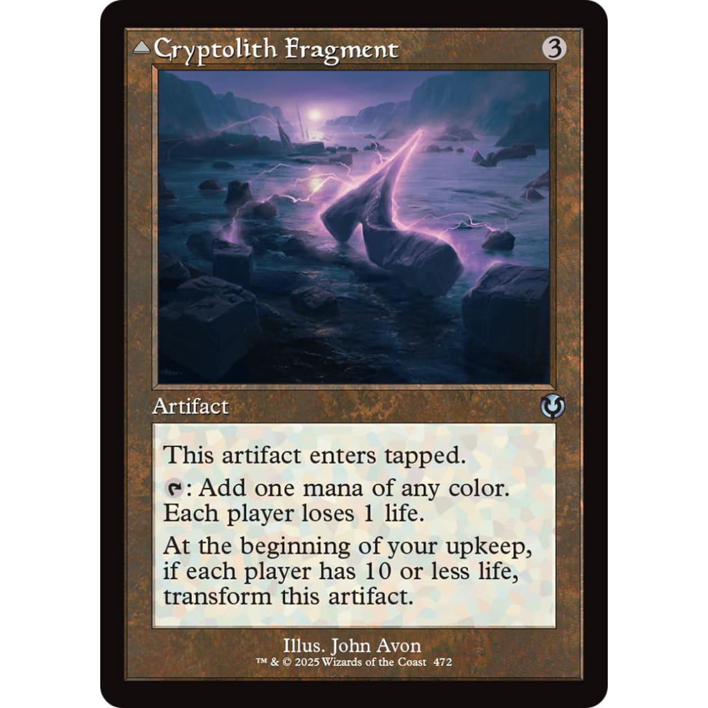 Cryptolith Fragment (Retro Frame) (INR-472) Foil - Single