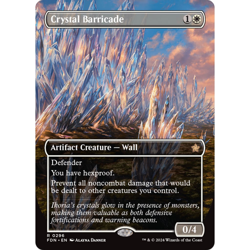 Crystal Barricade (FDN-296) (Borderless) - Single