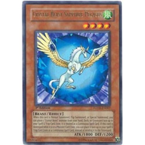 Crystal Beast Sapphire Pegasus (FOTB-EN007) Ultra Rare