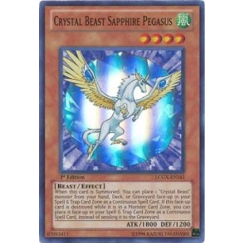 Crystal Beast Sapphire Pegasus (LCGX-EN161) Super Rare