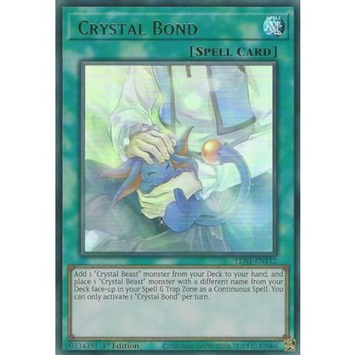 Crystal Bond (Green) (LDS1-EN112) Ultra Rare 1st Edition
