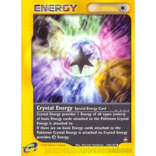 Crystal Energy (146/147) Uncommon Reverse Holofoil - Single