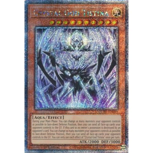 Crystal God Tistina (Quarter Century Secret Rare)