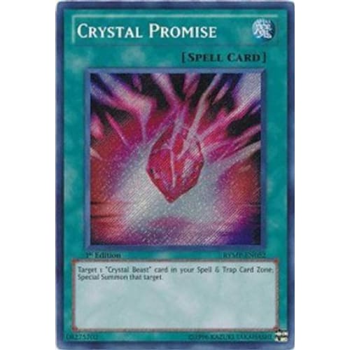 Crystal Promise (RYMP-EN052) Secret Rare Unlimited - Single