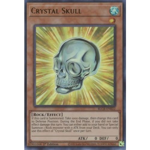 Crystal Skull - BLCR-EN022 Ultra Rare 1st Edition - Single