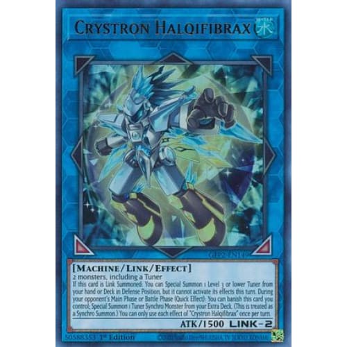 Crystron Halqifibrax (GFP2-EN149) Ultra Rare 1st Edition