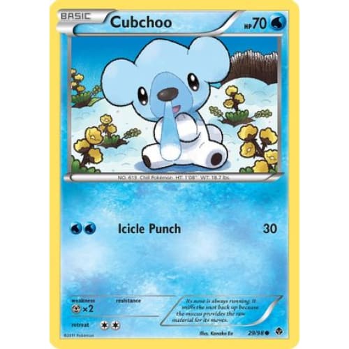 Cubchoo (29) Common - Single