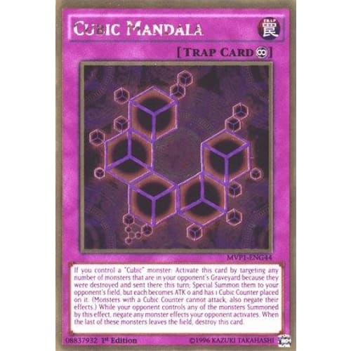 Cubic Mandala - MVP1-ENG44 Gold Rare Unlimited - Single