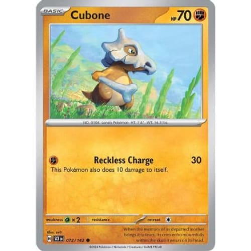 Cubone (72) Common - Single