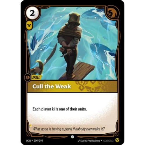 Cull the Weak (209/298) - Origins - Single
