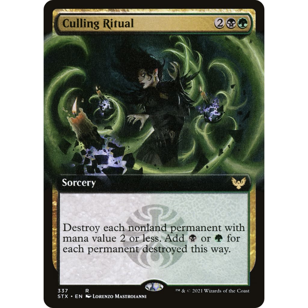 Culling Ritual (Extended Art) (STX-337): - Single