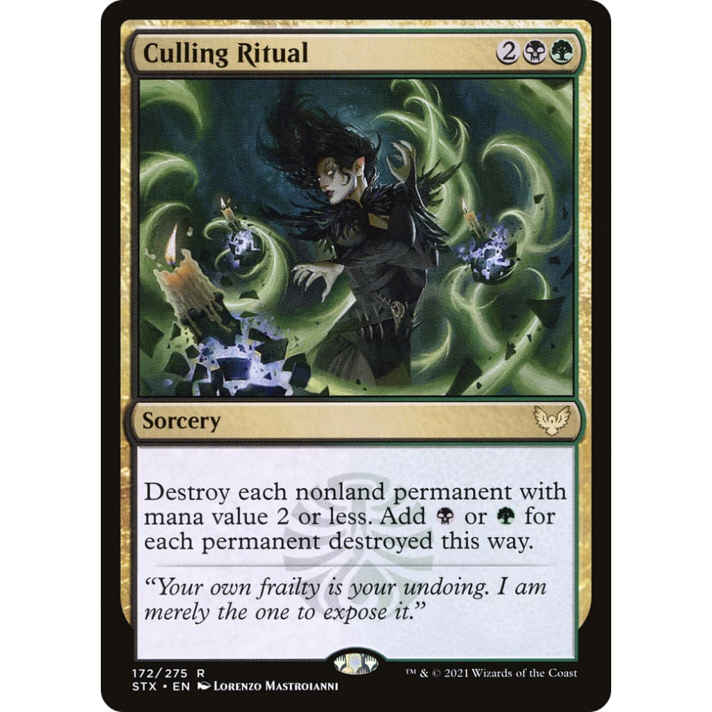 Culling Ritual (STX-172) Foil - Single