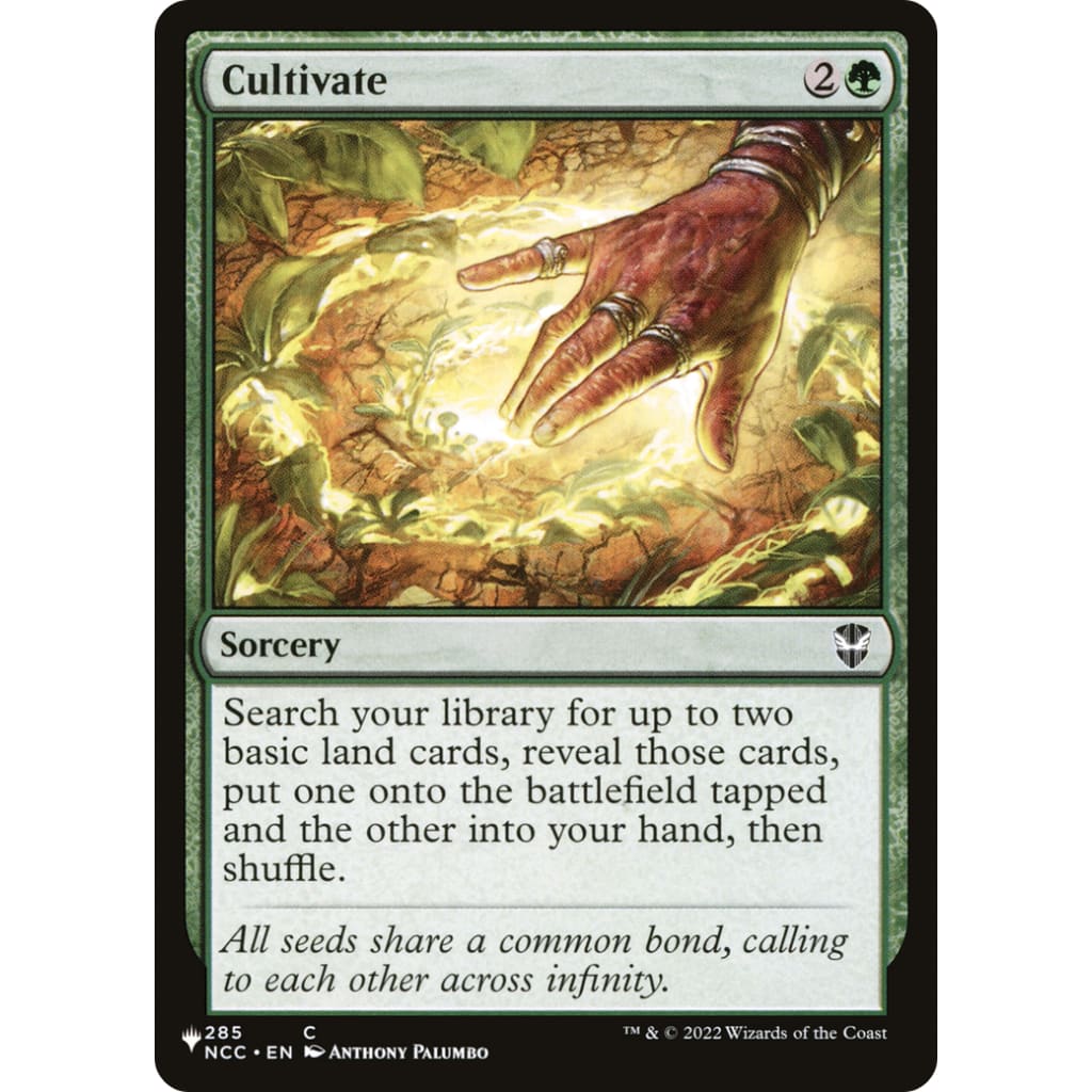 Cultivate (PLST-NCC-285) - Single