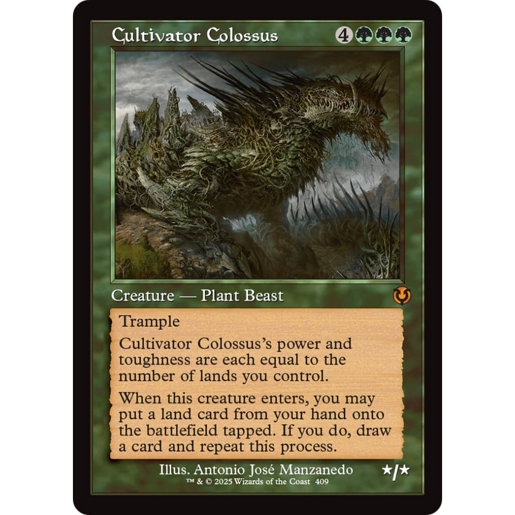 Cultivator Colossus (Retro Frame) (INR-409) - Single