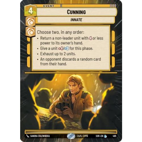 Cunning (Hyperspace) (465) - Spark of Rebellion Foil