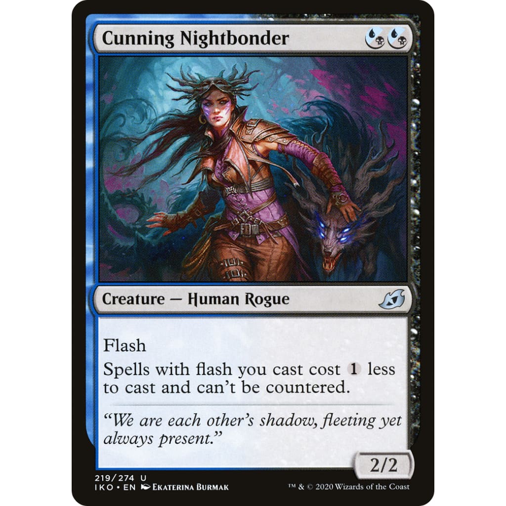 Cunning Nightbonder (IKO-219) Foil - Single