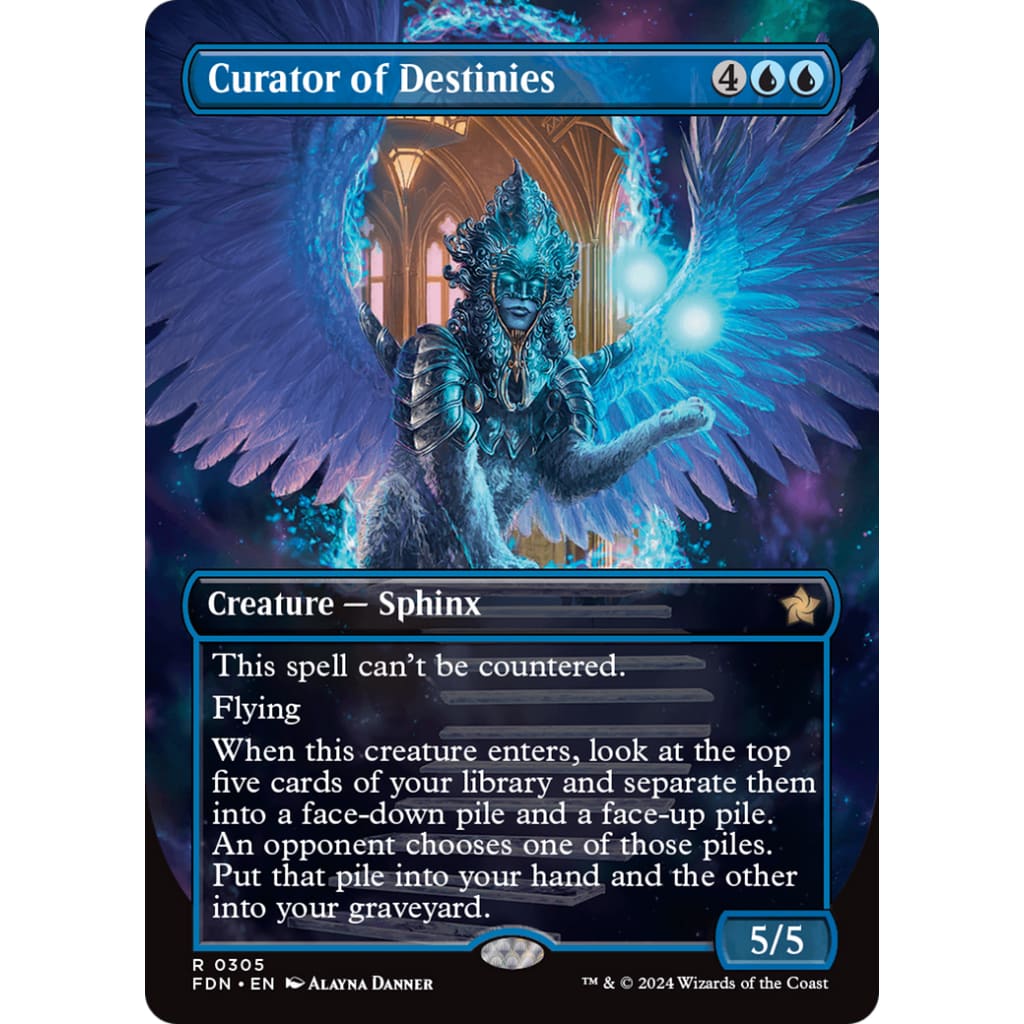 Curator of Destinies (FDN-305) (Borderless) Foil - Single