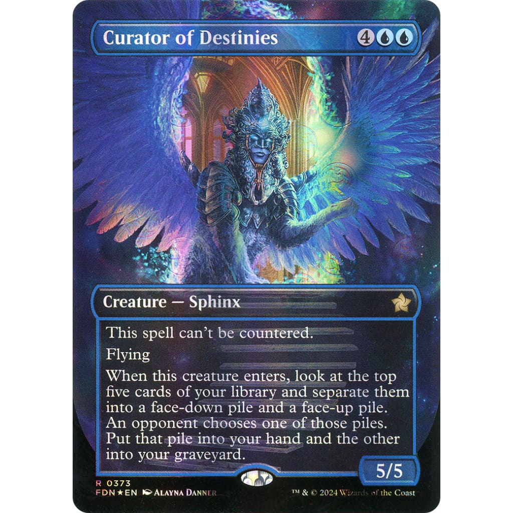 Curator of Destinies (FDN-373) (Borderless) Foil - Single