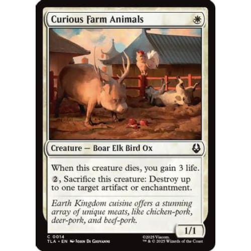 Curious Farm Animals (TLA-014) - Single