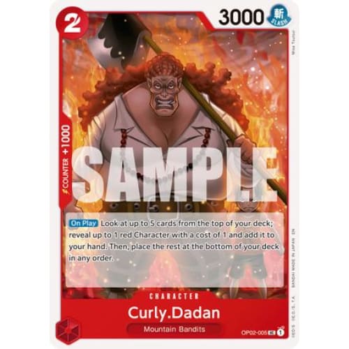 Curly.Dadan (Reprint) OP02-005 UC Premium Booster -The
